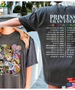 Disney Princess Eras Tour 2 Sides Unisex Sweatshirt Shirt Merch Classic