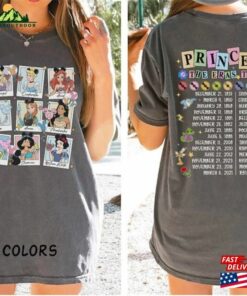 Disney Princess Eras Tour Shirt Characters Disneyland Trip Sweatshirt Classic 3