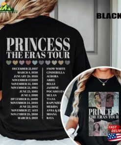 Disney Princess Eras Tour Shirt Disneyland Concert Hoodie Unisex 2