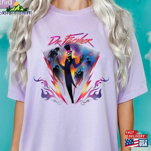 Disney Villains Dr Facilier 90S Rock Band Neon Shirt Disneyland Family Matching Magic Kingdom Tee Hoodie T-Shirt