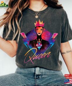 Disney Villains Evil Queen Neon 90S Rock Band Shirt Family Matching Walt World Classic T-Shirt