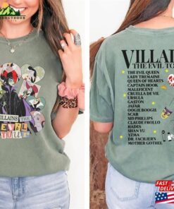 Disney Villains The Evil Tour Shirt Retro Characters Comcert Music Eras T-Shirt Sweatshirt 2 Disney Villains The Evil Tour Shirt Retro Characters Comcert Music Eras T Shirt Sweatshirt 3