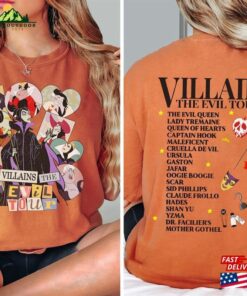 Disney Villains The Evil Tour Shirt Retro Characters Comcert Music Eras T-Shirt Sweatshirt 3 Disney Villains The Evil Tour Shirt Retro Characters Comcert Music Eras T Shirt Sweatshirt 4