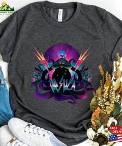 Disney Villains Ursula 90S Rock Band Neon T Shirt The Little Mermaid Shirt Disneyland Family Trip Unisex 3