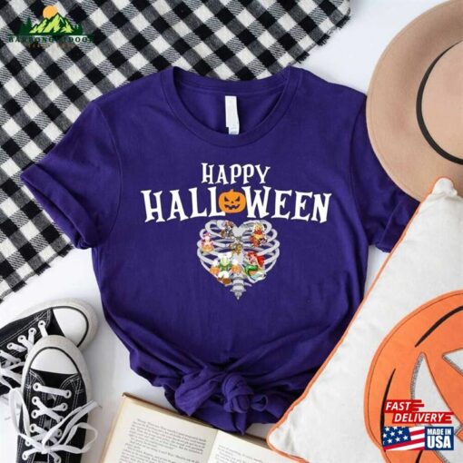 Disney World Happy Halloween T-Shirt Customizable Sweatshirt Loved Characters Shirt Hoodie