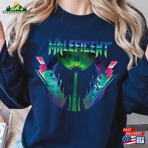 Disneyland Maleficent Rock Tour T-Shirt Sleeping Beauty Shirt Villains Band Sweatshirt Hoodie