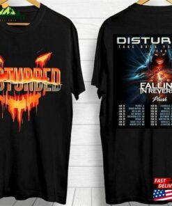 Disturbed 2024 Tour T-Shirt Sweatshirt Hoodie With Falling In Reverse Concert Shirt