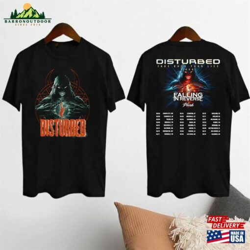 Disturbed Graphic Shirt Take Back Your Life Tour 2024 Band Fan Gift Sweatshirt T-Shirt