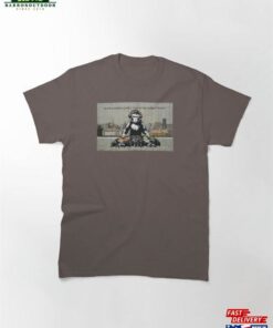 Dj Monkey Stencil Graffiti Classic T-Shirt
