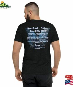 Dmb 2023 Concert Setlist Tee Deer Creek Noblesville Night 1 Unisex Sweatshirt 1