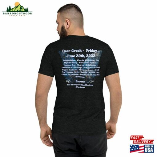 Dmb 2023 Concert Setlist Tee Deer Creek Noblesville Night 1 Unisex Sweatshirt