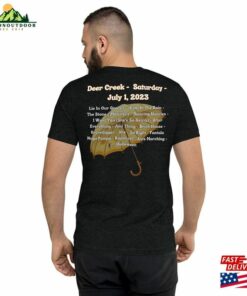 Dmb 2023 Concert Setlist Tee Deer Creek Noblesville Night 2 T Shirt Classic 4