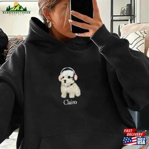 Dog Pup Headphones Hoodie Merch Y2k Trend Gift Graphic Trending Popular Style Fall 2023 Classic Sweatshirt