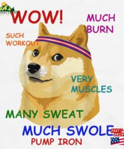 Dogecoin Doge Dog Workout Unisex Sweatshirt 3
