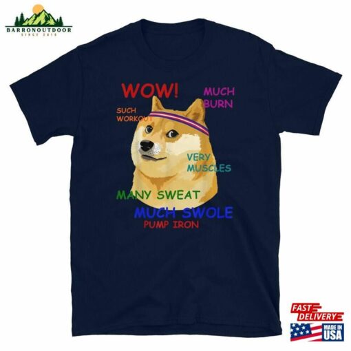 Dogecoin Doge Dog Workout Unisex Sweatshirt