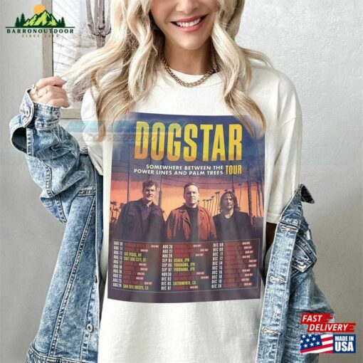 Dogstar Somewhere Between The Power Lines And Palm Tree Tour Tee Shirt Distinctive 2023 Unisex T-Shirt 0609Tvf1 Classic Hoodie