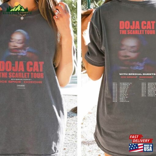 Doja Cat The Scarlet Tour 2023 Shirt Fan Concert T-Shirt Hoodie