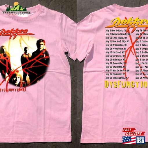 Dokken Dysfunctional Tour 1995 T-Shirt’95 Unisex