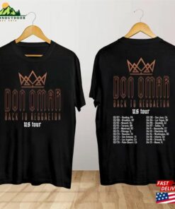 Don Omar Back To Reggaeton Us 2024 Tour T Shirt Concert Shirt Unisex 4
