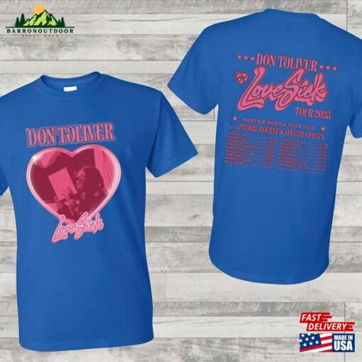 Don Toliver Love Sick Tour 2023 Shirt North America Album Classic Sweatshirt