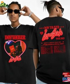 Don Toliver Love Sick Tour 2023 Shirt North America Fan Hoodie T-Shirt
