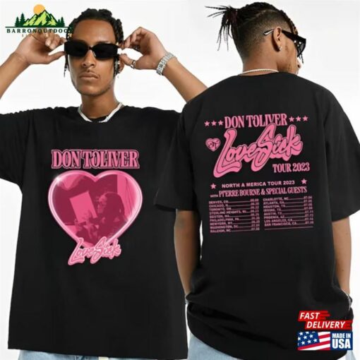 Don Toliver Love Sick Tour 2023 Shirt North America Fan T-Shirt Unisex