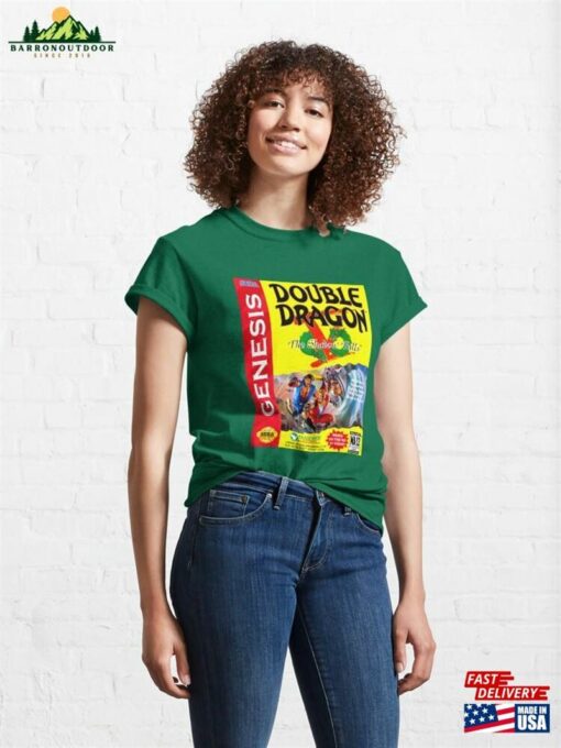 Double Dragon V Box Art Classic T-Shirt Unisex