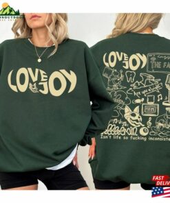 Double Side Lovejoy Music Doodle Art Sweatshirt Tracklist Album Hoodie