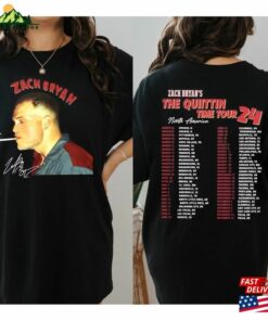 Double Side Zach Bryan The Quittin Time Tour 2024 Shirt Country Music Classic Sweatshirt
