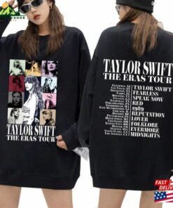 Double Sided The Eras Tour Shirt Retro Midnight Album Taylor Fan Gift Classic Sweatshirt Double Sided The Eras Tour Shirt Retro Midnight Album Taylor Fan Gift Classic Sweatshirt