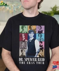 Dr Spencer Reid Criminal Minds Eras Tour T-Shirt Unisex Cotton Tee Sweatshirt Classic