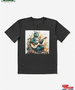 Dragon Guitarist Music Band Collection 12 Active T-Shirt Unisex