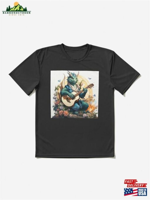 Dragon Guitarist Music Band Collection 12 Active T-Shirt Unisex