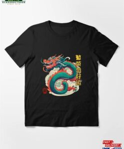Dragon Prosperity And Good Luck Happy Lunar New Year 2024 Essential T-Shirt Sweatshirt Classic