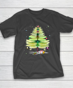 Dragonfly Christmas Tree Lover Gift Xmax T-Shirt