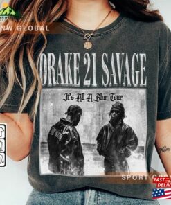 Drake 21 Savage Rap Shirt It's All A Blur Tour 2023 90S Y2k Sweatshirt Unisex Hoodie 2 Drake 21 Savage Rap Shirt Its All A Blur Tour 2023 90S Y2k Sweatshirt Unisex Hoodie 3