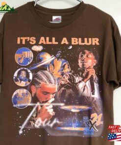 Drake It’s All A Blur Tour 2023 Shirt 21 Savage Rapper T-Shirt Unisex