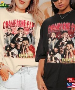 Drake Rap Shirt Champagne Papi Vintage 90S Y2k Bootleg Drizzy Sweatshirt Unisex T-Shirt