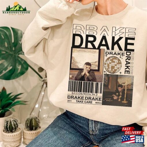 Drake Rap Vintage Sweatshirt Take Care Rapper T-Shirt