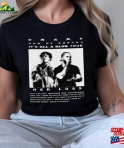 Drake Savage 21 Its All Blur Tour T Shirt Rap Concert Shirt Sweatshirt 3