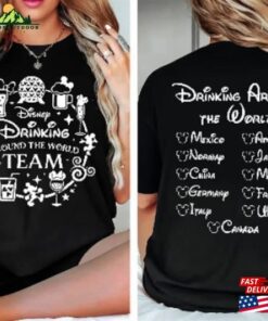 Drink Around The World Comfort Colors Shirt Snack Tour Epcot Unisex Classic