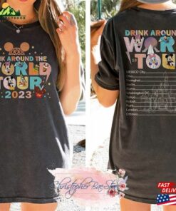 Drinking Around The World Tour 2023 Shirt Epcot Center Unisex Hoodie