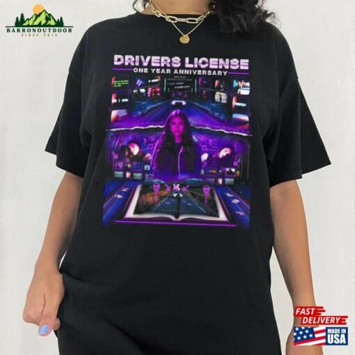 Drivers License T Shirt Vampire 90S Retro Graphic T-Shirt Unisex Sweatshirt