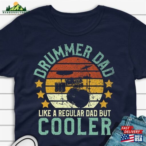 Drummer Dad T-Shirt Funny Vintage Band Drum Player Father Gift For Him Sweatshirt Classic