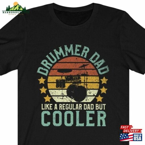 Drummer Dad T-Shirt Funny Vintage Band Drum Player Father Gift For Him Sweatshirt Classic