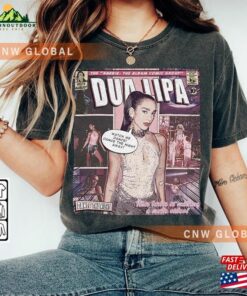 Dua Lipa Comic Shirt 90S Vintage Merch Art Baby The Album Concert Tour 2023 Graphic Tee Gift For Fan V2 Hoodie Sweatshirt 3