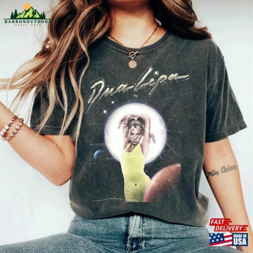 Dua Lipa Moon Future Nostalgia Shirt Dance The Night 90S Graphic Tee Classic Hoodie