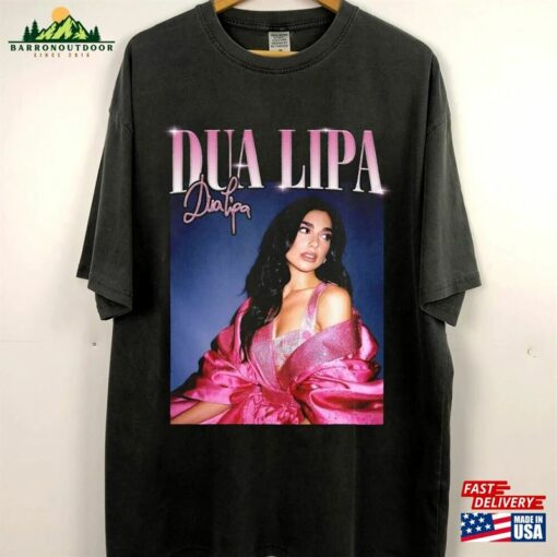 Dua Lipa Shirt Graphic Tour 2023 Future Nostalgia Rapper Sweatshirt Hoodie Unisex