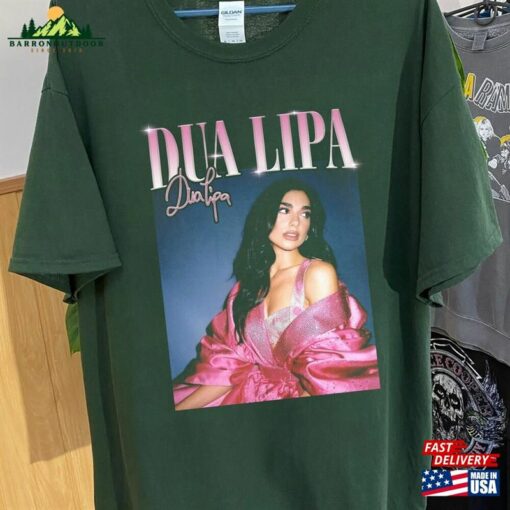 Dua Lipa Shirt Graphic Tour 2023 Future Nostalgia Rapper Sweatshirt Hoodie Unisex