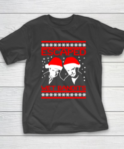 Escaped Wet Bandits Ugly Christmas T-Shirt